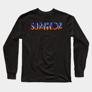 Mental Health Awereness Survivor Long Sleeve T-Shirt